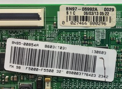 T-CON PARA TV SAMSUNG / NUMERO DE PARTE BN95-00854R / BN41-01938B / BN9500854R / 00854R / BN97-06992A / PANEL CY-PK270BNAV1F / LC27F398FWNXZA AA10 - Imagen 3